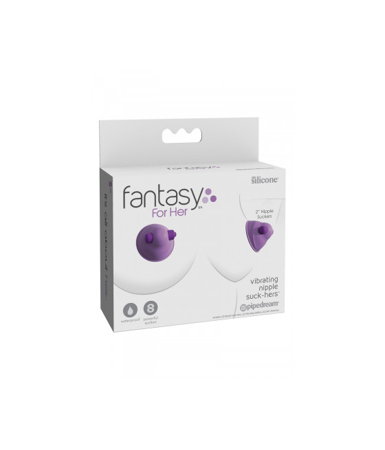 2 ventouses à tétons vibrantes Suck-Hers