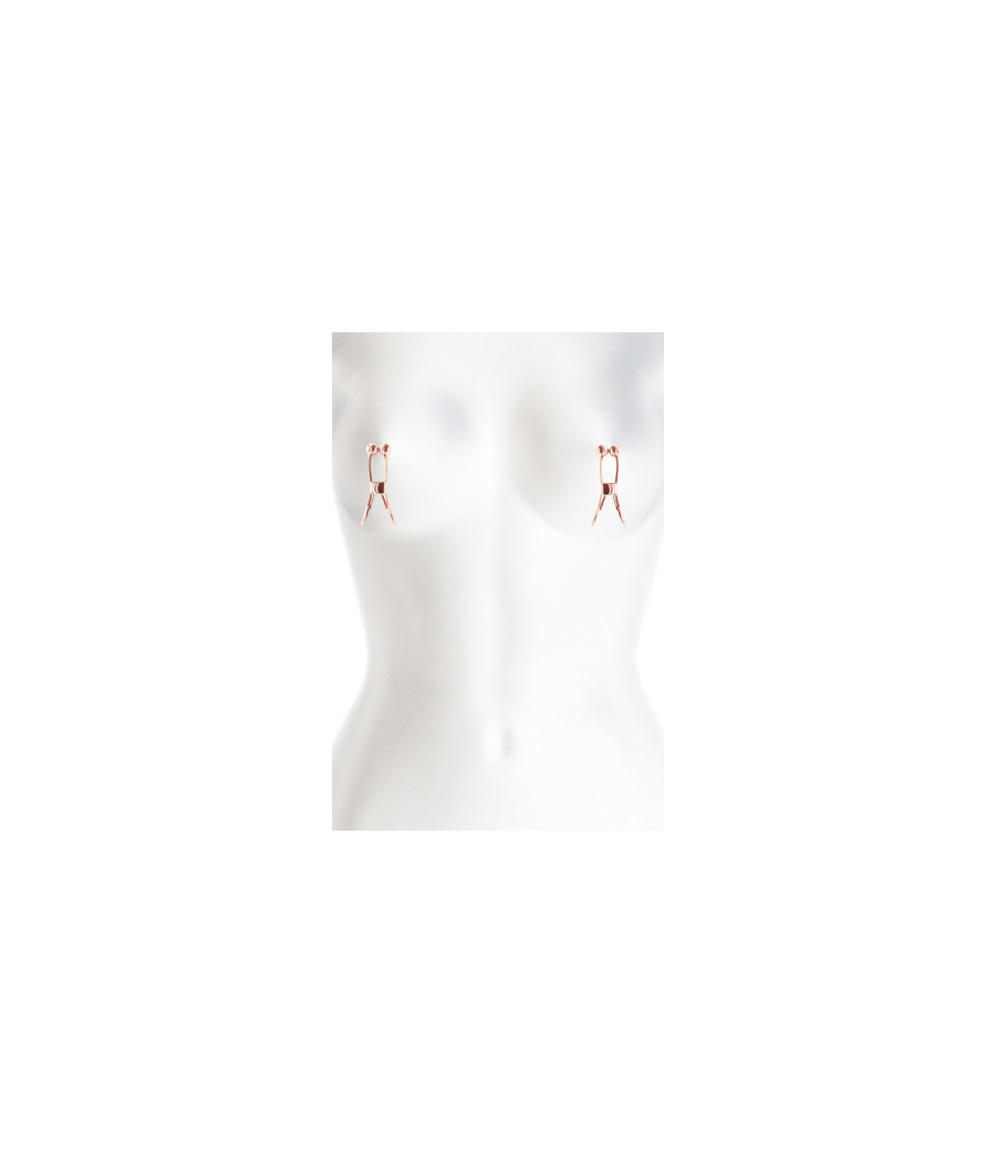 Pinces à tétons Bound rose gold