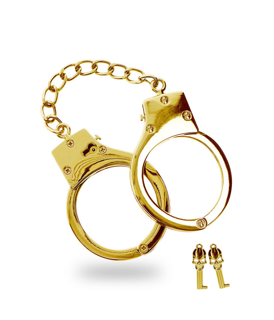 Menottes BDSM plaquées or - Taboom