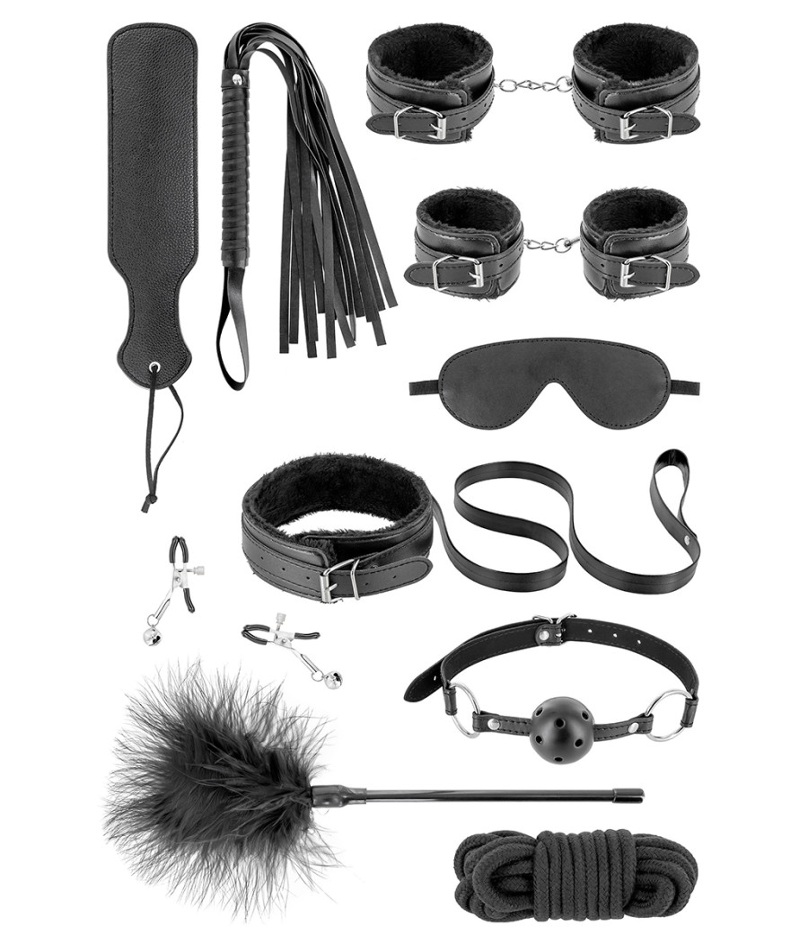 Coffret Bondage SM 10 pièces Coffret Bondage SM 10 pièces