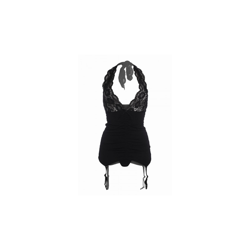 Ensemble guépière et string Catchy Cabaret - Christine