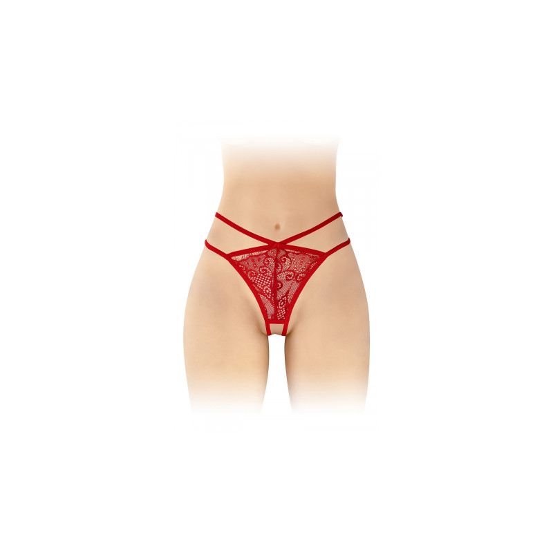 String ouvert Mylene - rouge