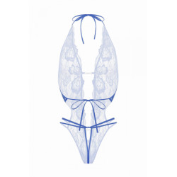 Body string ouvert Renee bleu - Christine
