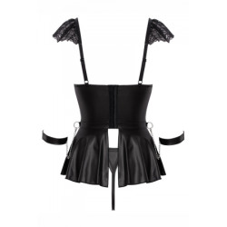 Ensemble 3 pièces lingerie Fetish - Cotelli Bondage