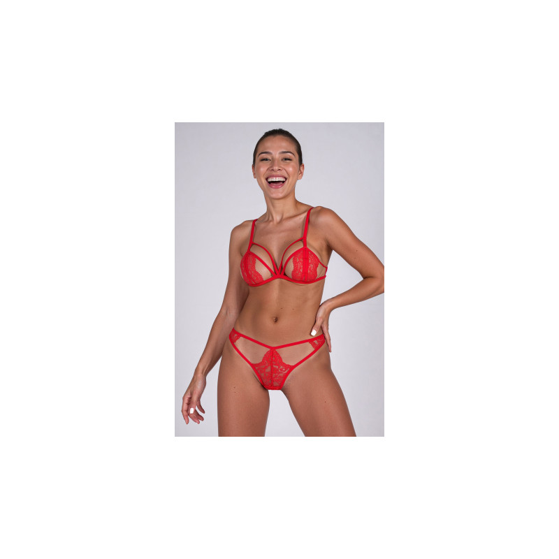 Ensemble 2 pièces rouge Anuvera - Passion