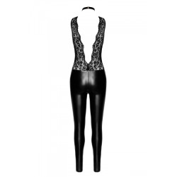 Combinaison collier Libido F298 wetlook et dentelle