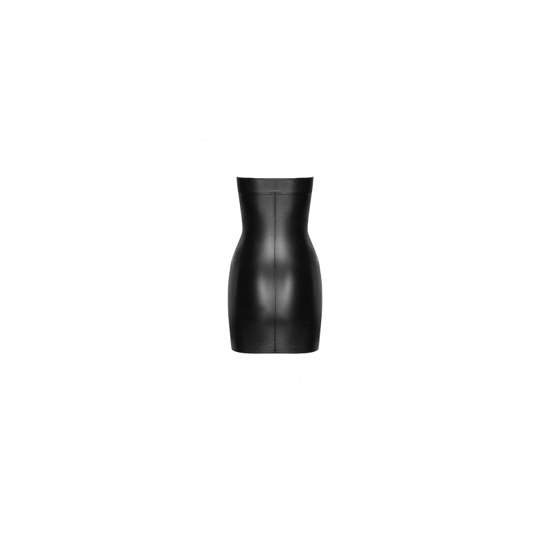 Mini robe bustier Wild F317 wetlook effet croco