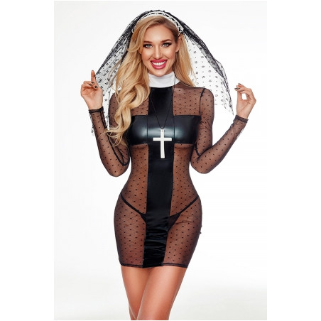 Déguisement sexy de nonne - J Lingerie