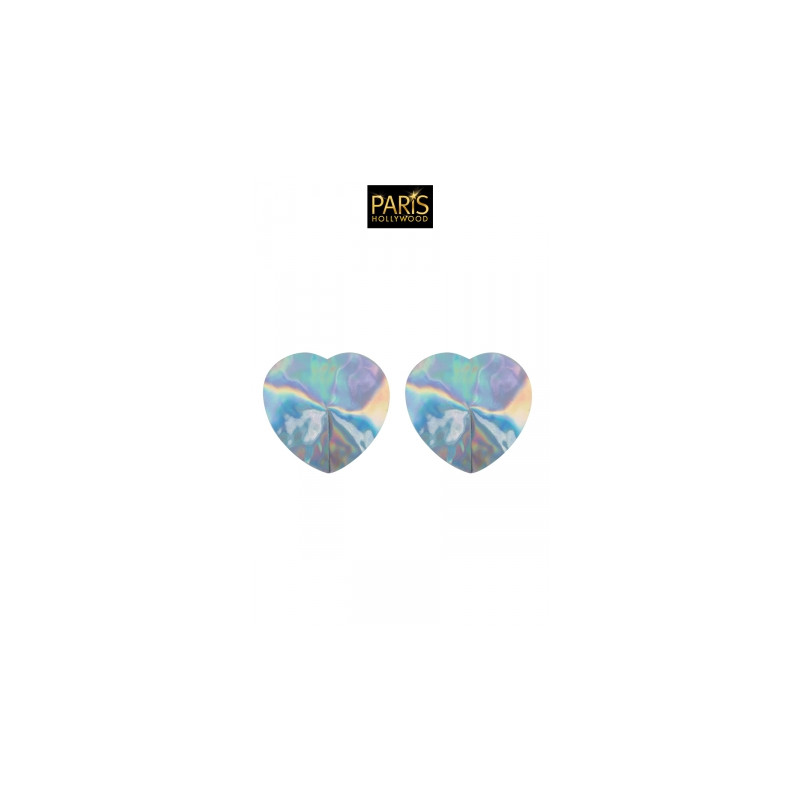 Nipples argentés hologramme - Paris Hollywood