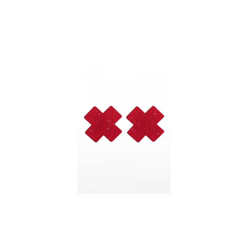 Caches mamelons Nipple X Covers rouge