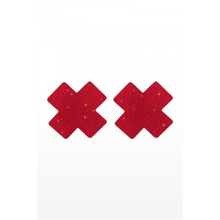 Caches mamelons Nipple X Covers rouge