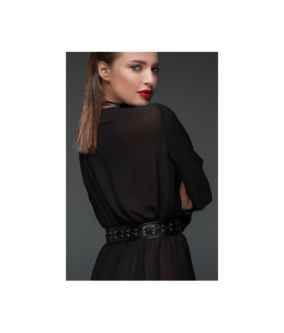 Minirobe choker en mousseline F150