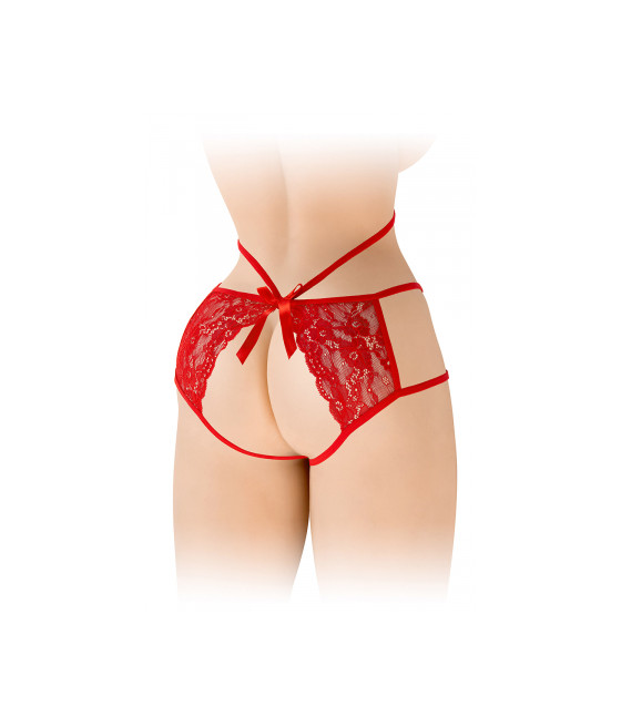 Culotte ouverte  Nadia - rouge
