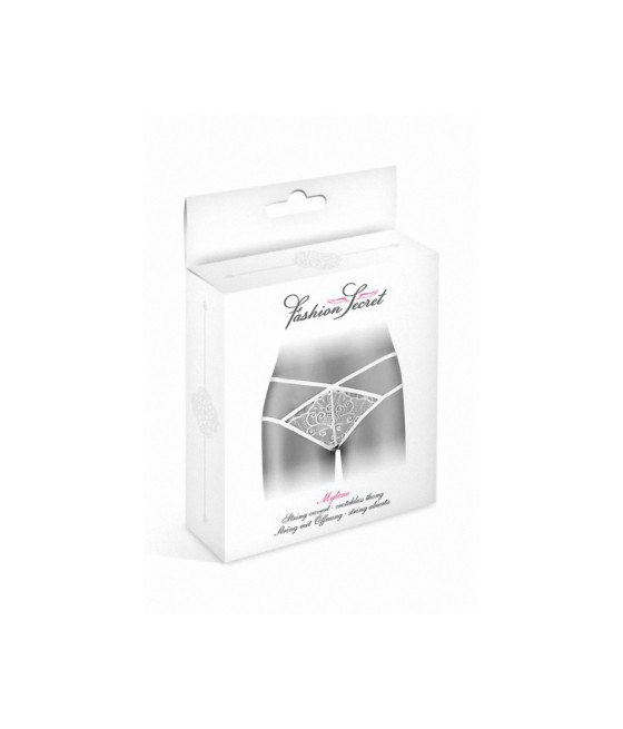 String ouvert Mylene - blanc