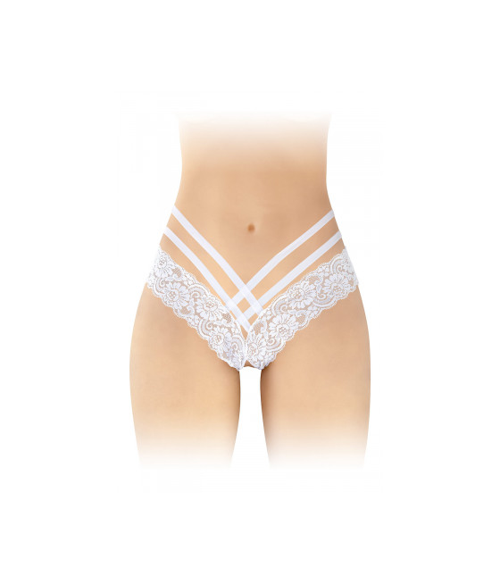 Tanga ouvert Anne - blanc
