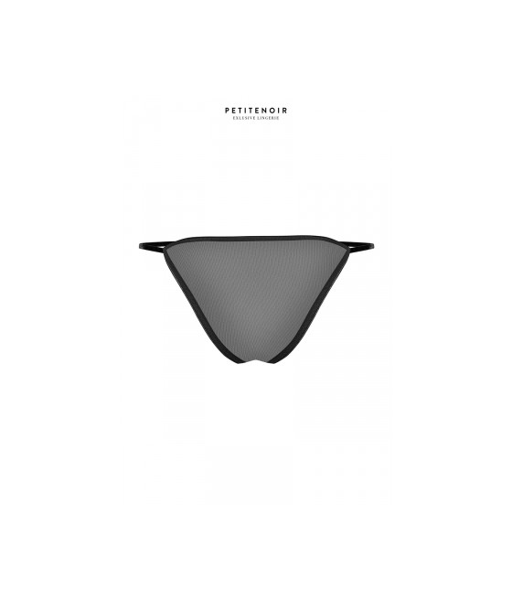 Slip échancré tulle et broderies