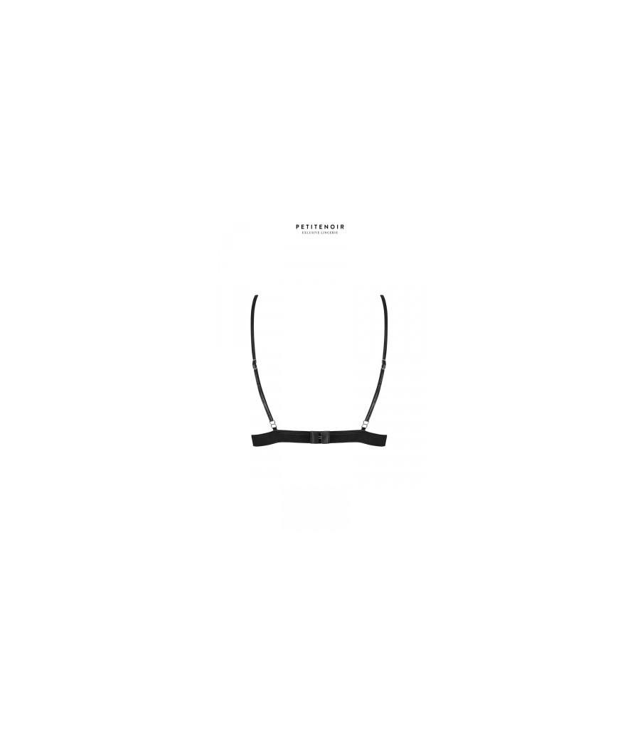 Soutien-gorge triangle dentelle et velours
