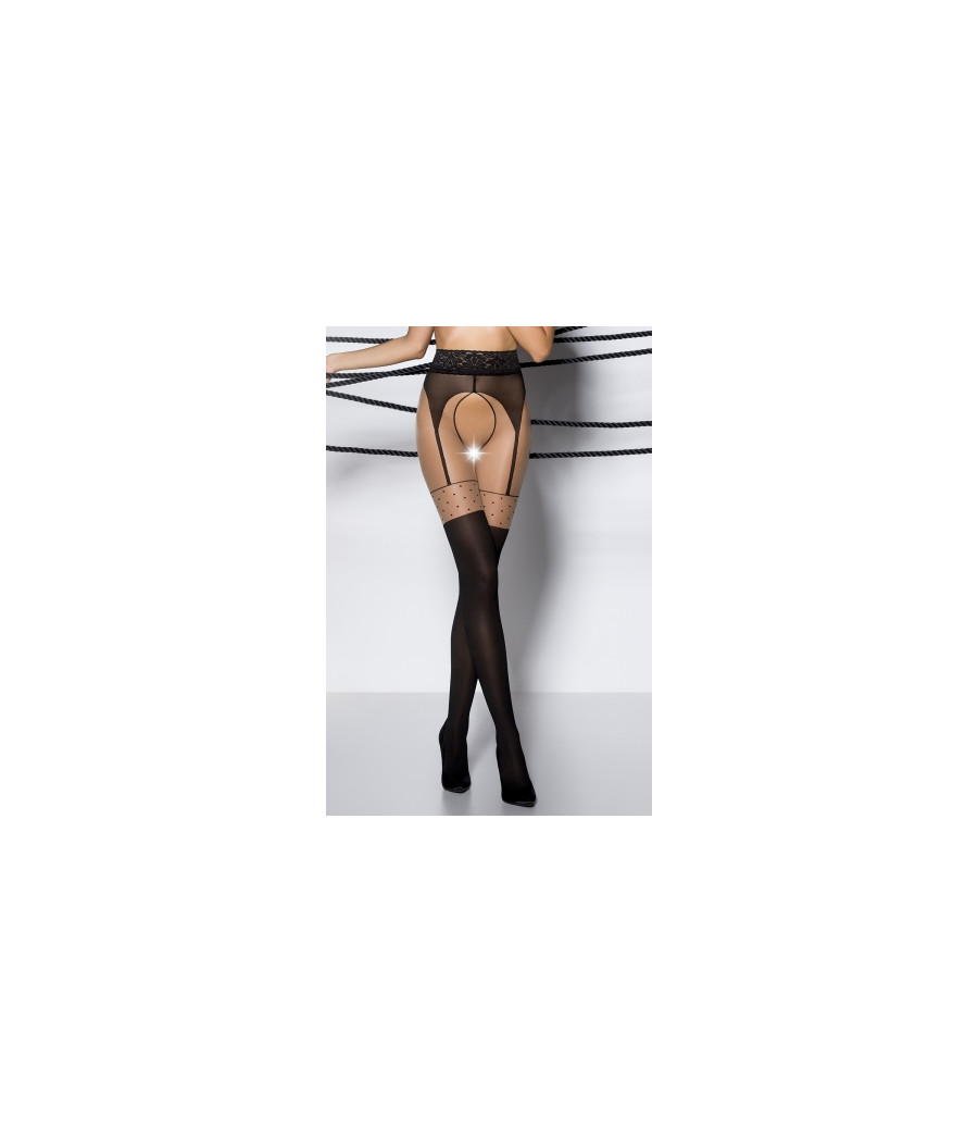 Collants ouverts TI003 - noir Collants ouverts TI003 - noir