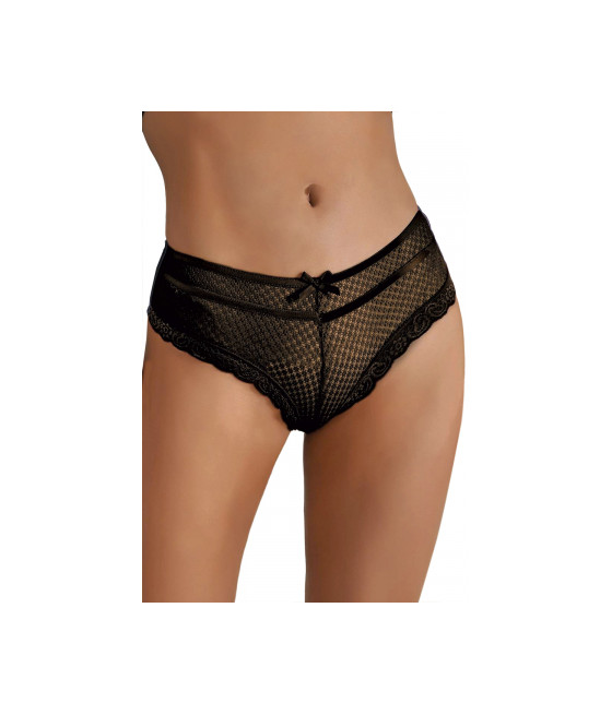 Tanga noir dentelle - Paris Hollywood