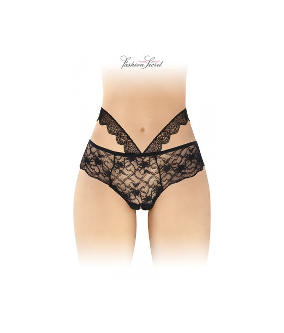 Culotte ouverte noire Marie - Fashion Secret