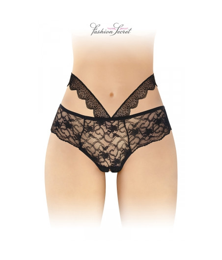Culotte ouverte noire Marie - Fashion Secret