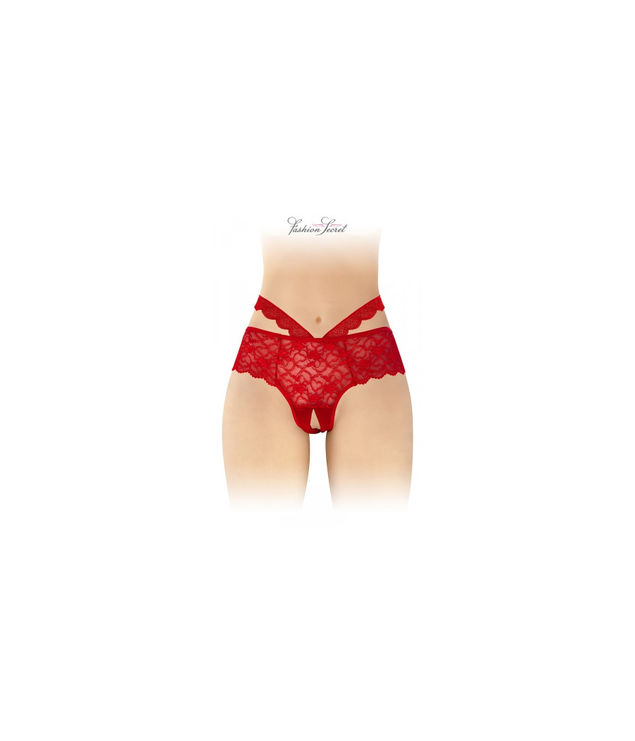 Culotte ouverte rouge Marie - Fashion Secret Culotte ouverte rouge Marie - Fashion Secret