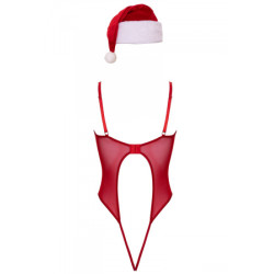 Ensemble body et bonnet de noel - Cottelli Lingerie