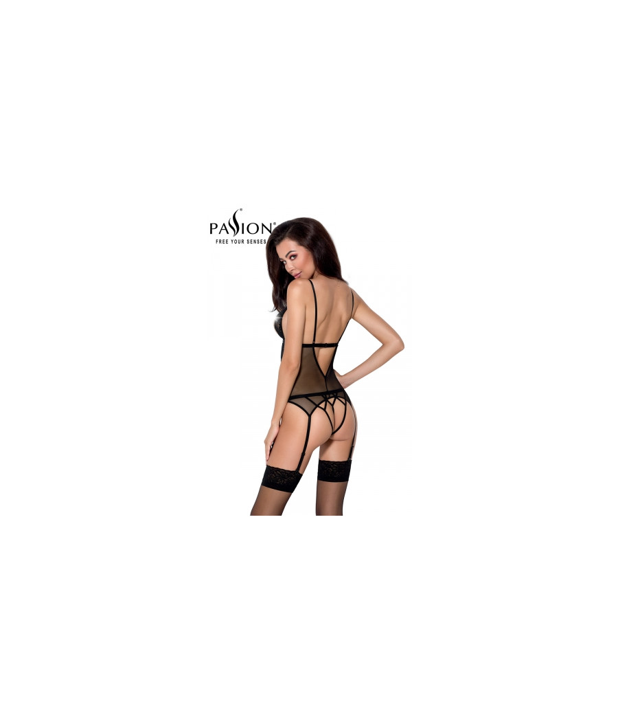 Guêpière seins nus Diabolina - Passion