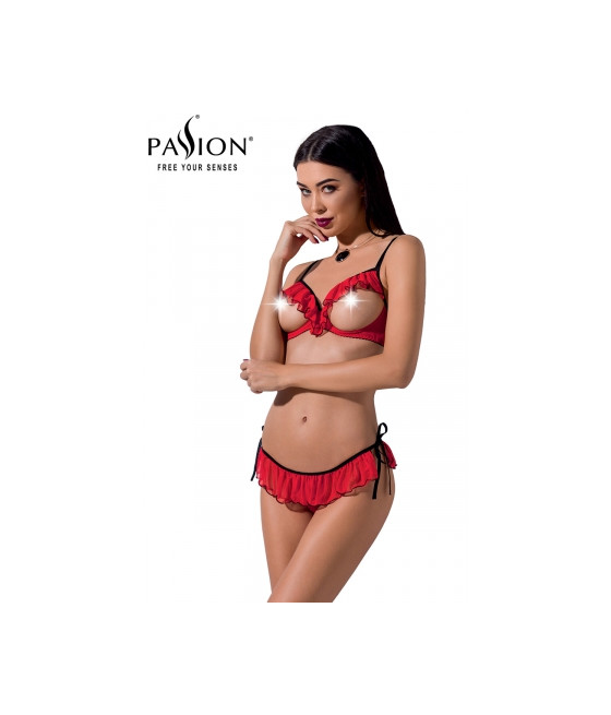 Ensemble lingerie seins nus Cherry - Passion