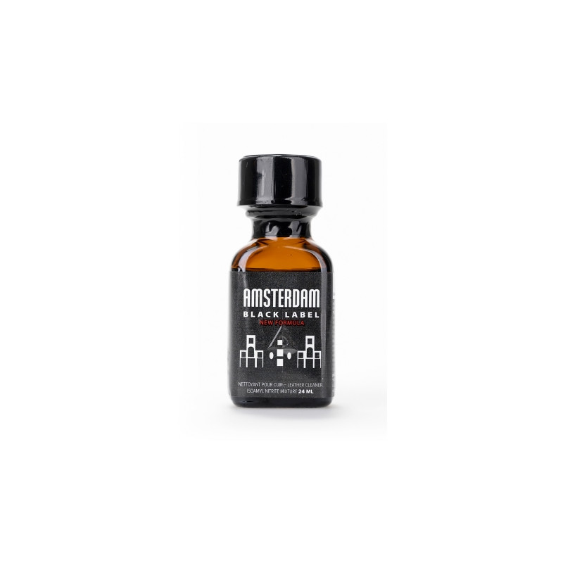 Poppers Amsterdam Black  label 24ml