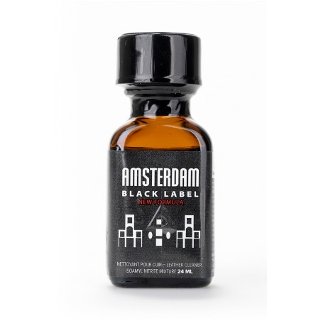 Poppers Amsterdam Black  label 24ml