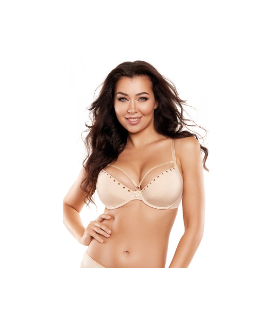 Soutien-gorge push-up beige V-10341 - Axami