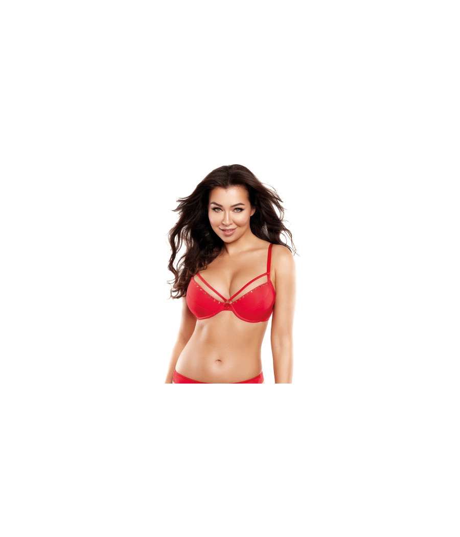Soutien-gorge push-up rouge V-10351 - Axami Soutien-gorge push-up rouge V-10351 - Axami