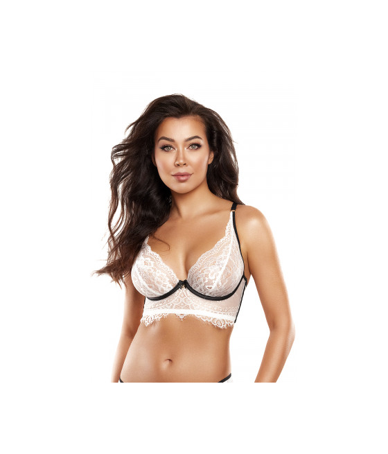 Soutien-gorge dentelle blanc V-10481 - Axami