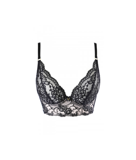 Soutien-gorge bustier noir V-10511 - Axami