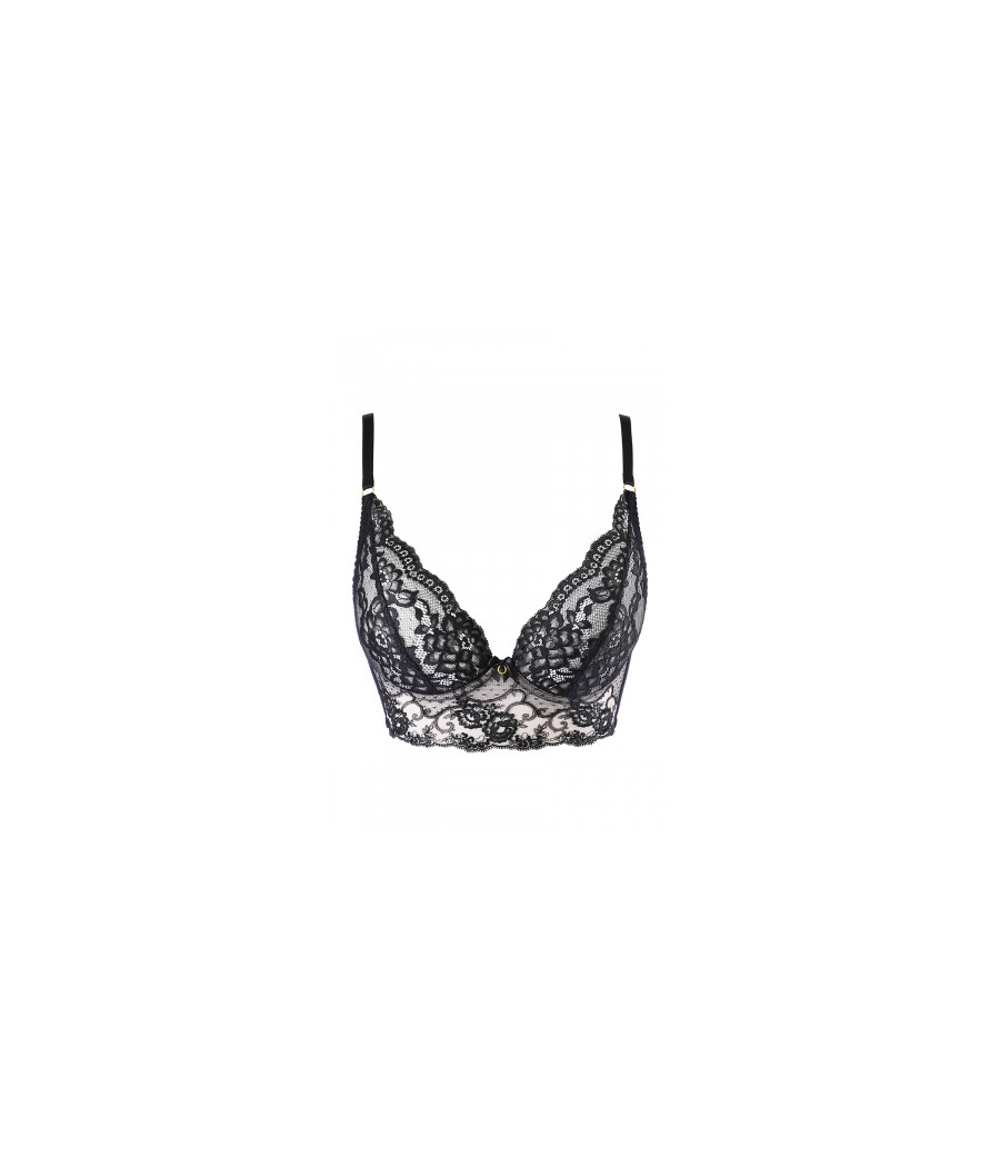 Soutien-gorge bustier noir V-10511 - Axami