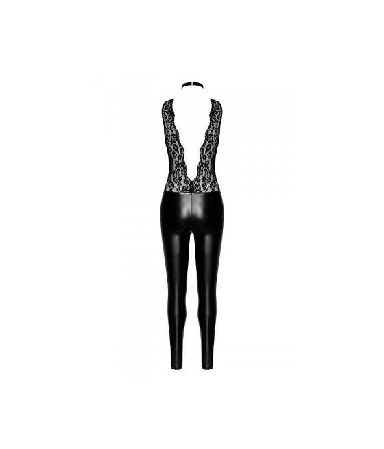 Combinaison collier Libido F298 wetlook et dentelle