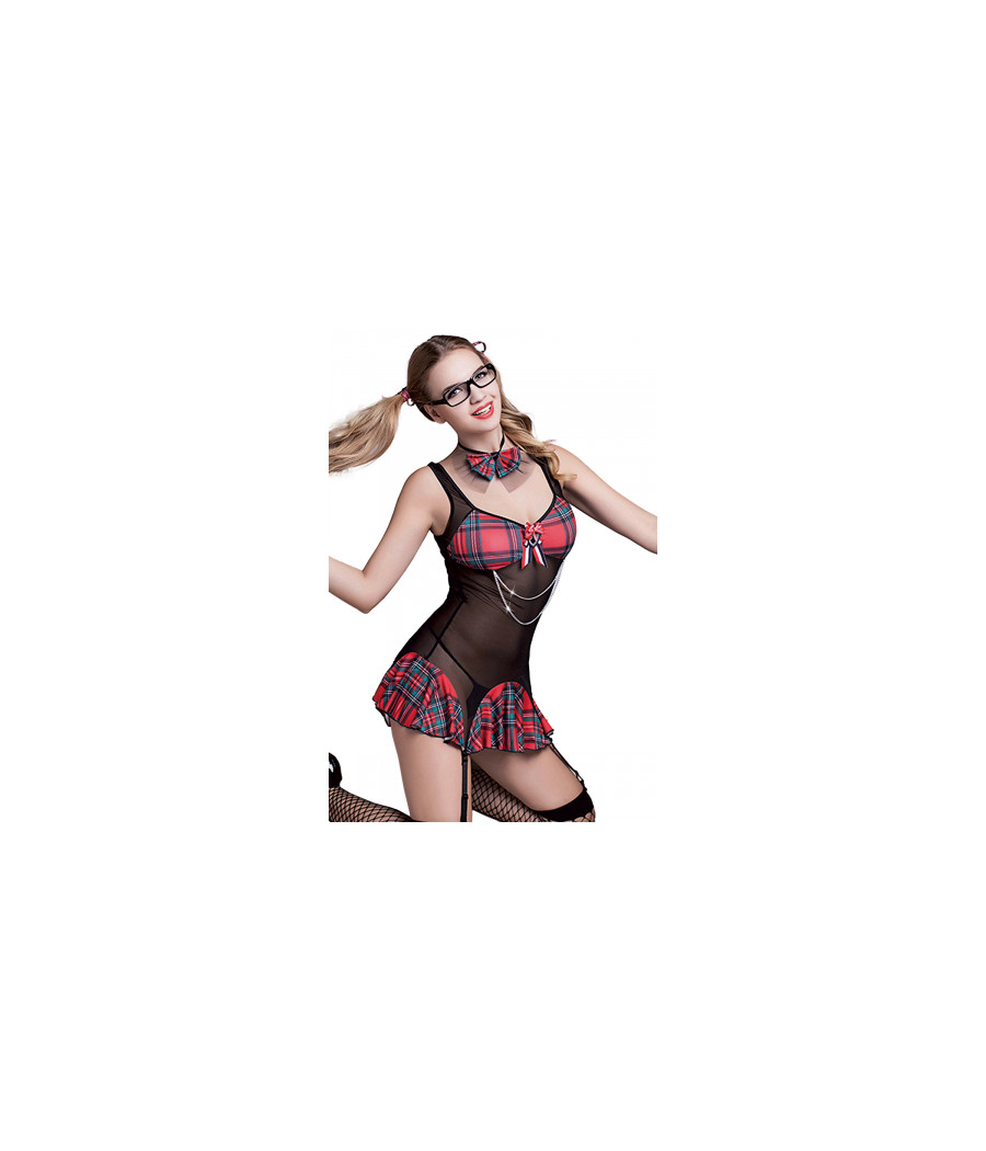 Tenue sexy étudiante  6 pièces - J Lingerie