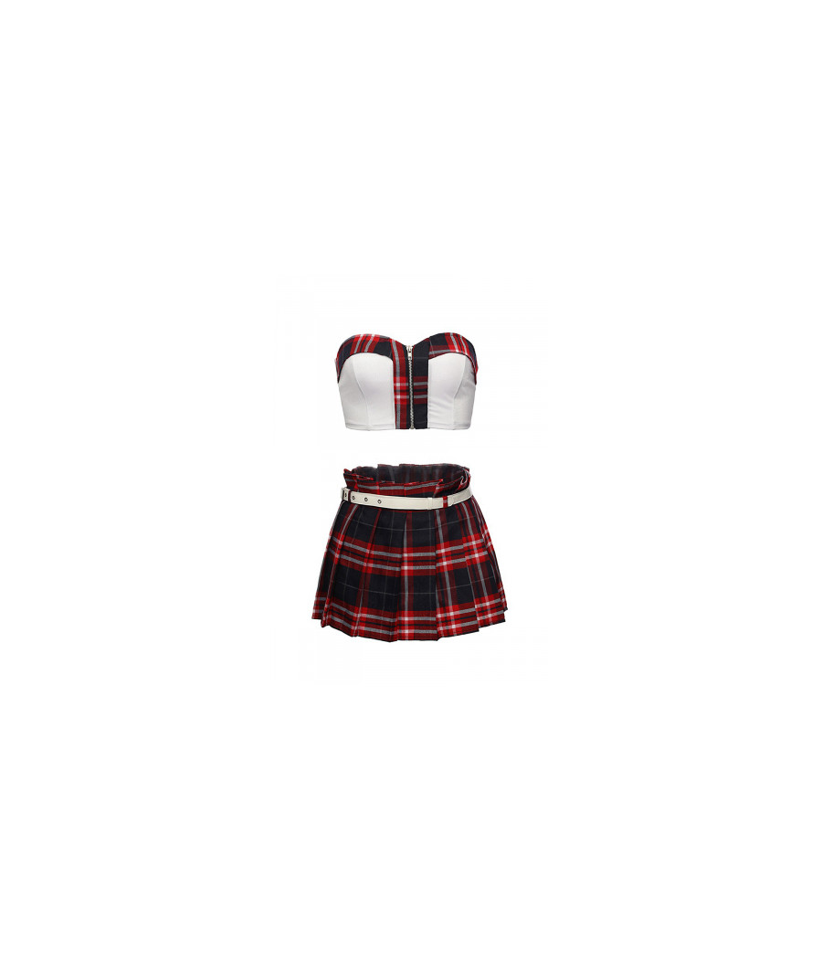 Déguisement sexy étudiante 6 pièces - J Lingerie