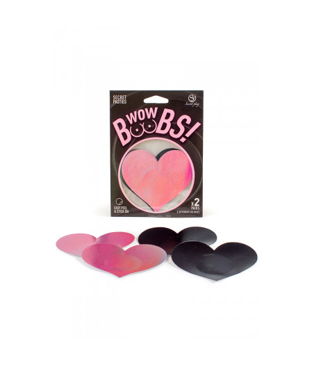 Cache-tétons coeur Wow Boobs - Secret Play