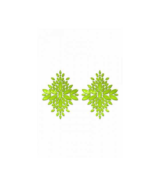 Cache-tétons vert phosphorescent - Glow