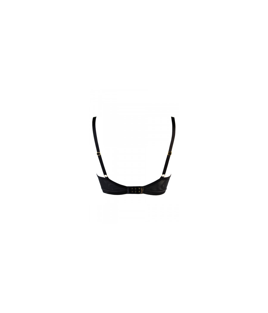 Soutien-gorge tulle et dentelle noir V-10711 - Axami