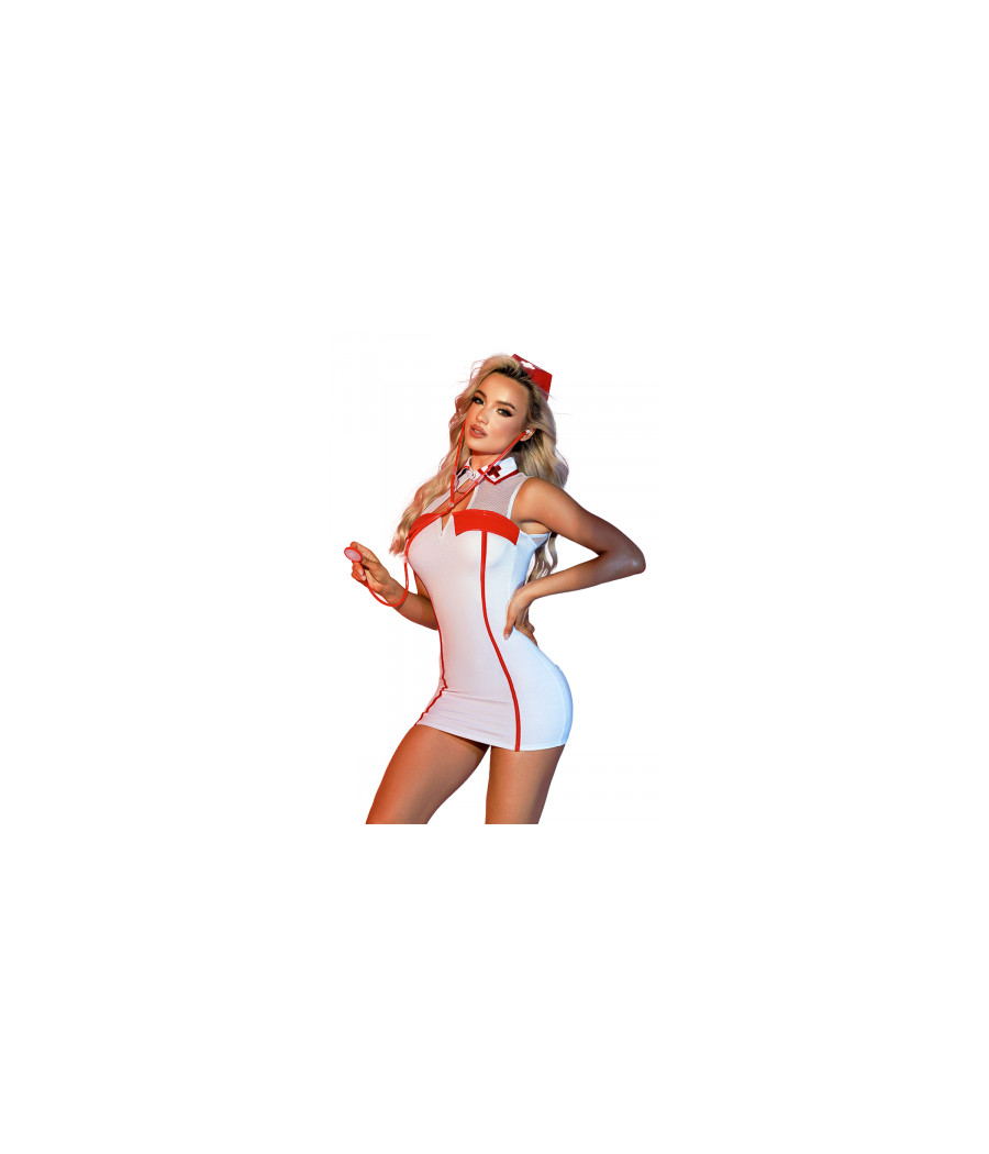 Costume infirmière sexy 4 pièces Costume infirmière sexy 4 pièces