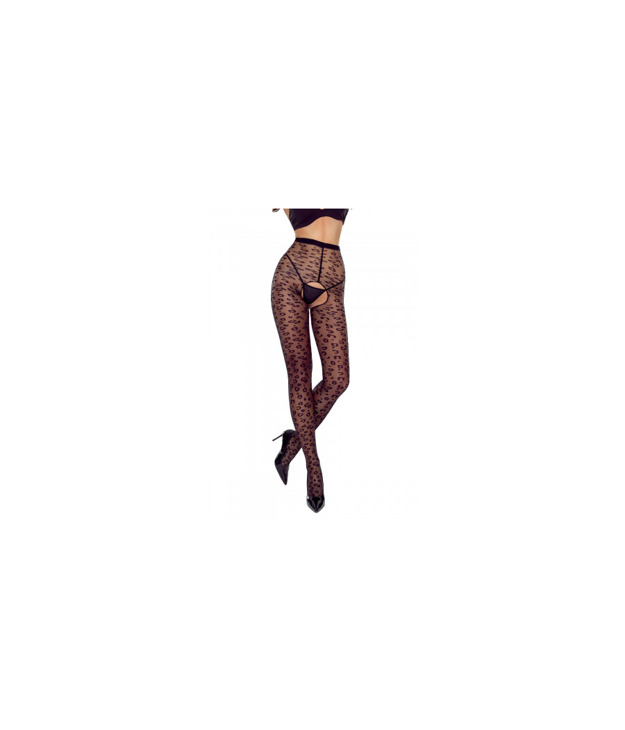 Collants ouverts TI023 20 deniers - noir Collants ouverts TI023 20 deniers - noir