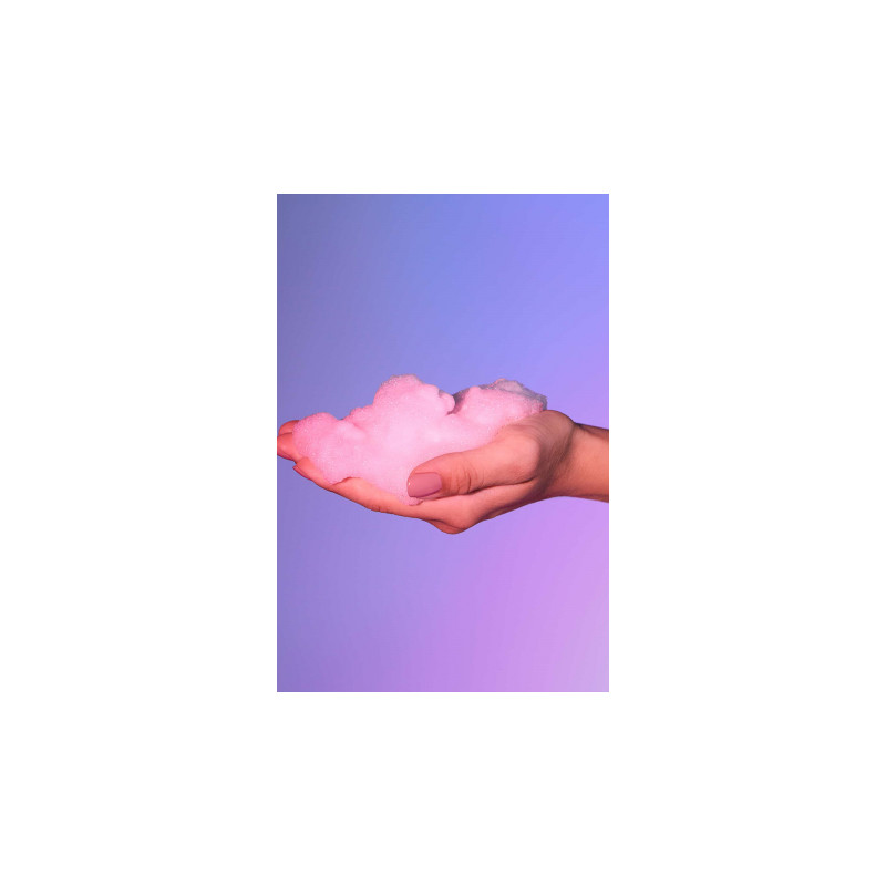 Mousse massage crÃ©pitante - barbe Ã  papa