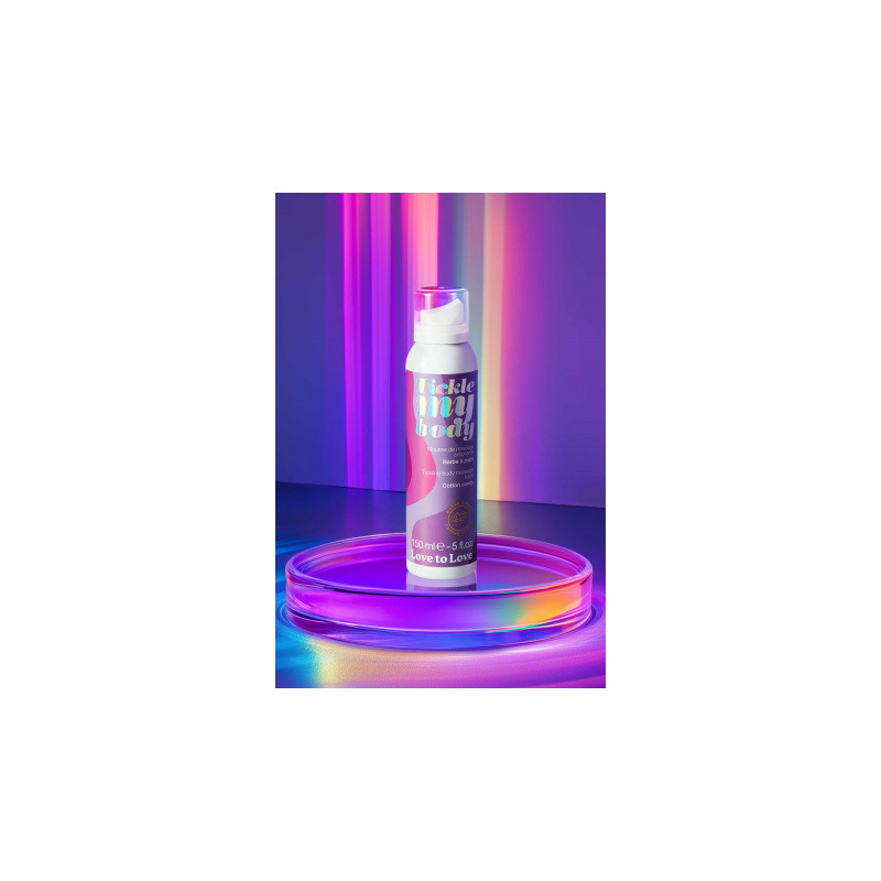 Mousse massage crÃ©pitante - barbe Ã  papa