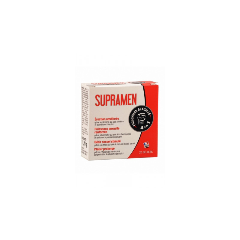 Supramen (20 gÃ©lules) - Aphrodisiaque