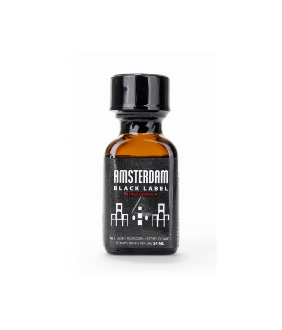 Poppers Amsterdam Black  label 24ml