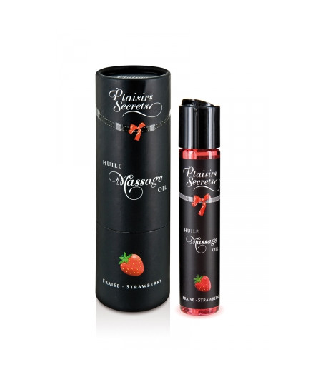 Huile de massage gourmande - Fraise