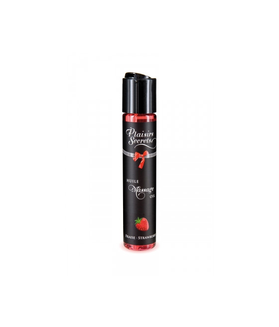 Huile de massage gourmande - Fraise